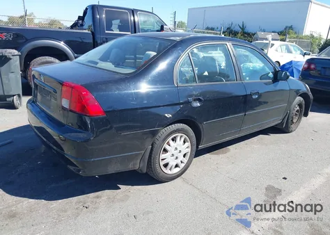 2004 Honda Civic Lx z USA, uszkodzony, nr VIN 2HGES16584H543396
